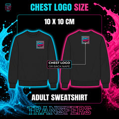 Adult Sweatshirt DTF Transfers