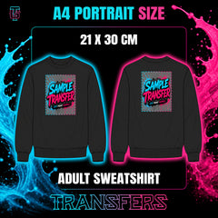 Adult Sweatshirt DTF Transfers